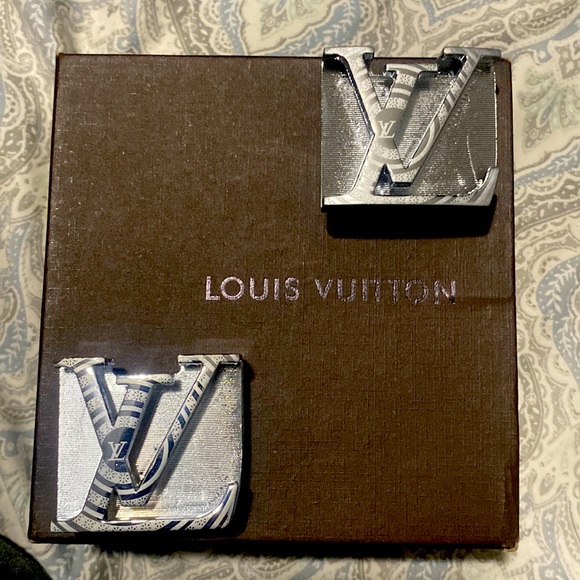 2 LV buckles NO BELTS. If you are only looking to buy one LMK!! - Picture 1 of 1